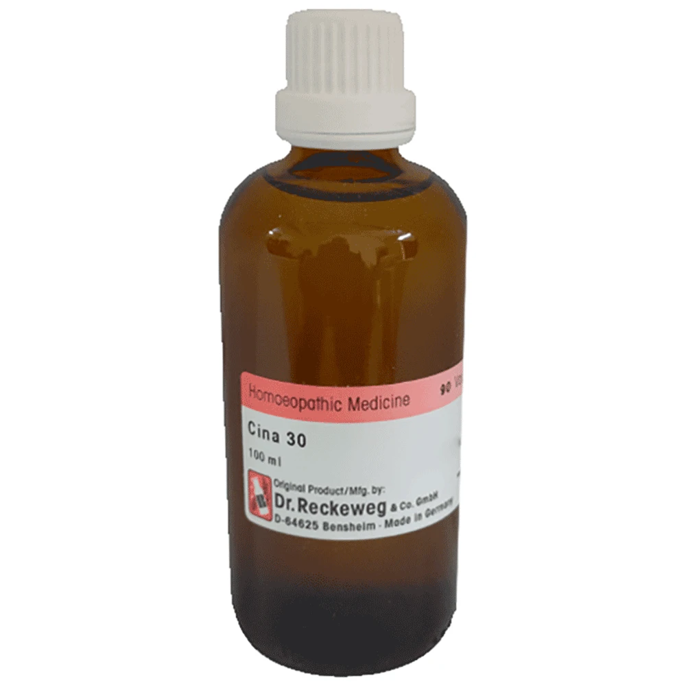 Dr Reckeweg Cina Dilution 30 CH bottle of 100 ml Dilution Dr Reckeweg Cina Dilution 30 CH bottle of 100 ml Dilution