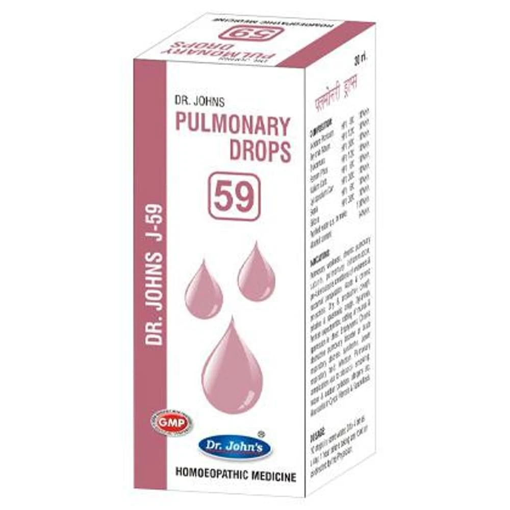 Dr. Johns J-59 Pulmonary Drop bottle of 30 ml Drop