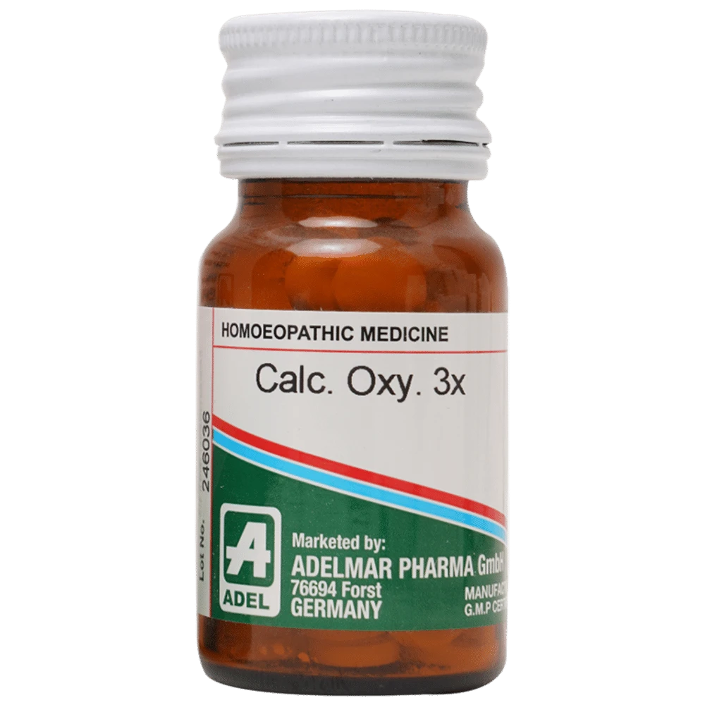 ADEL Calcarea Oxydatum Trituration Tablet 3X bottle of 20 gm Trituration Tablet ADEL Calcarea Oxydatum Trituration Tablet 3X bottle of 20 gm Trituration Tablet