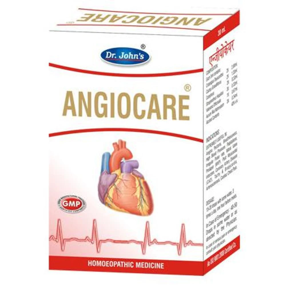 Dr. Johns Angiocare Drop bottle of 30 ml Drop