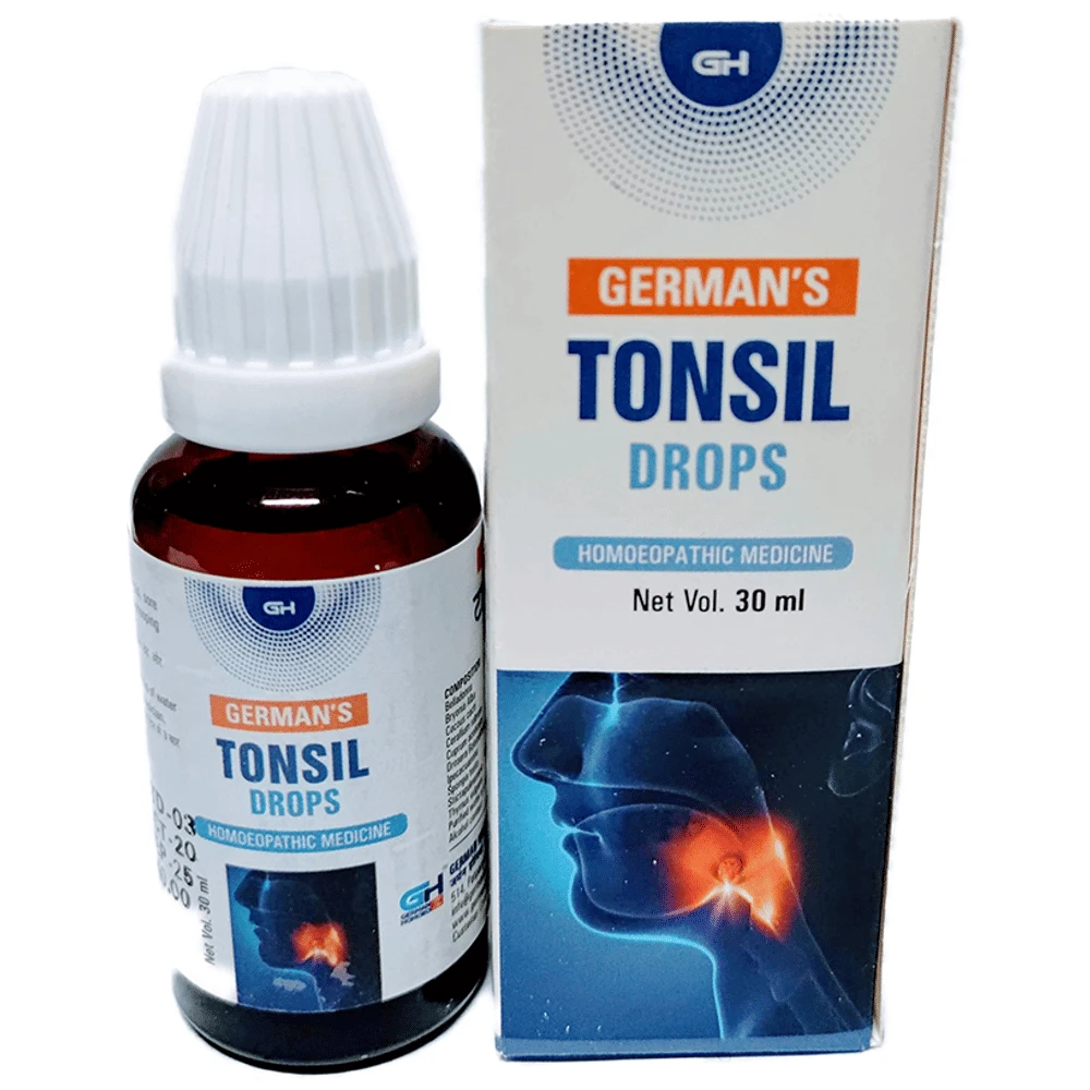 German's Tonsil Drop bottle of 30 ml Drop