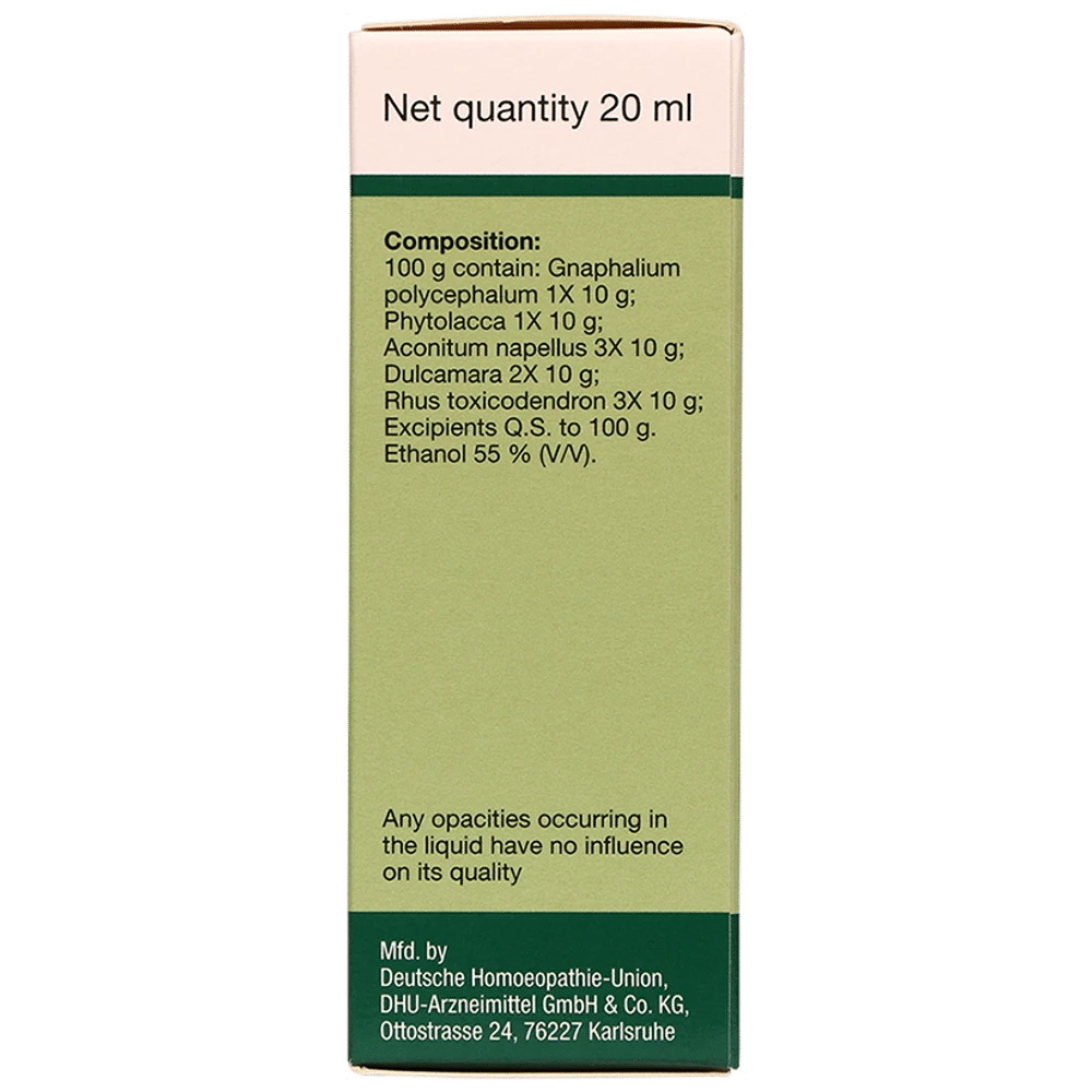 Dr Willmar Schwabe Germany Gnaphalium Pentarkan Ptk. 49 Drop bottle of 20 ml Drop