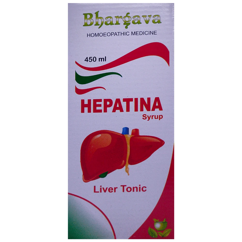 Bhargava Hepatina Syrup bottle of 450 ml Syrup Bhargava Hepatina Syrup bottle of 450 ml Syrup
