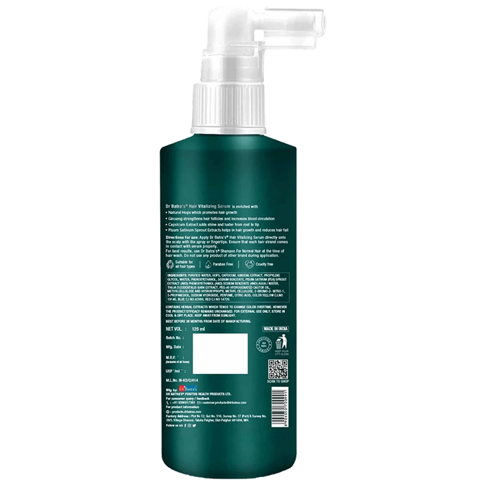 Dr Batra's Hair Vitalizing Serum pump bottle of 125 ml Serum