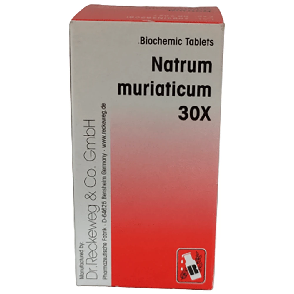 Dr Reckeweg Natrum Muriaticum Biochemic Tablet 30X bottle of 20 gm Biochemic Tablet Dr Reckeweg Natrum Muriaticum Biochemic Tablet 30X bottle of 20 gm Biochemic Tablet
