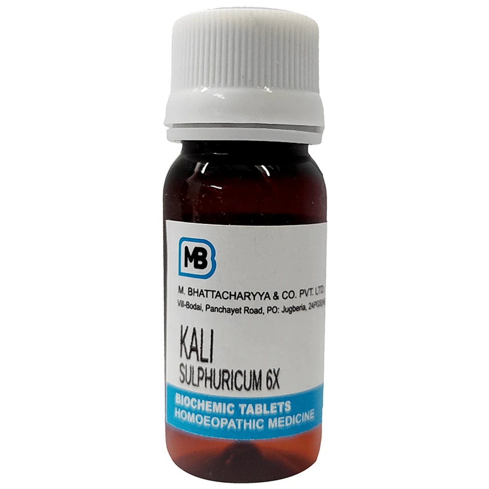 MB Kali Sulphuricum Tablet 6X bottle of 25 gm Tablet