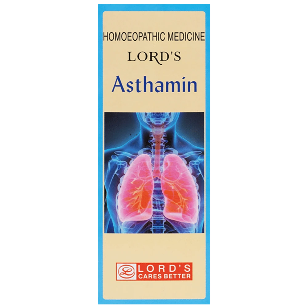 Lord's Asthamin Syrup bottle of 450 ml Syrup