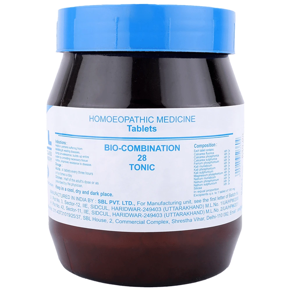 SBL Bio-Combination 28 Tablet bottle of 450 gm Biocombination Tablet