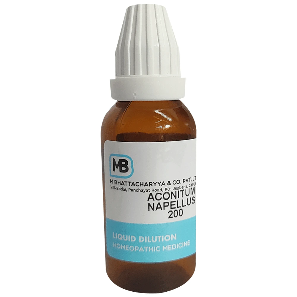 MB Aconitum Napellus Dilution 200 bottle of 30 ml Dilution