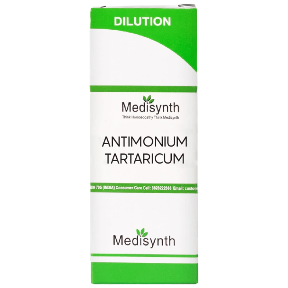 Medisynth Antimonium Tartaricum Dilution 30 bottle of 30 ml Dilution