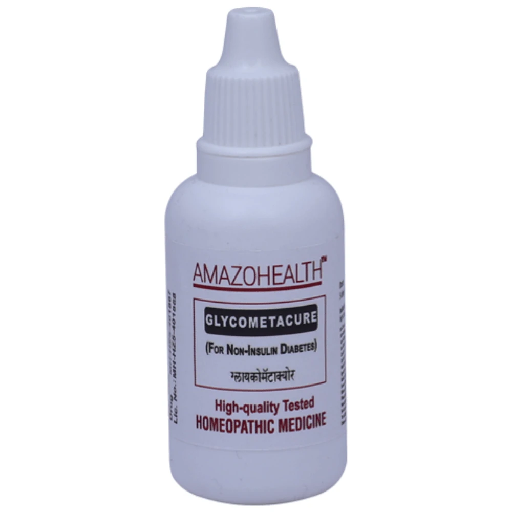 Amazohealth Glycometacure Oral Drops bottle of 30 ml Oral Drops