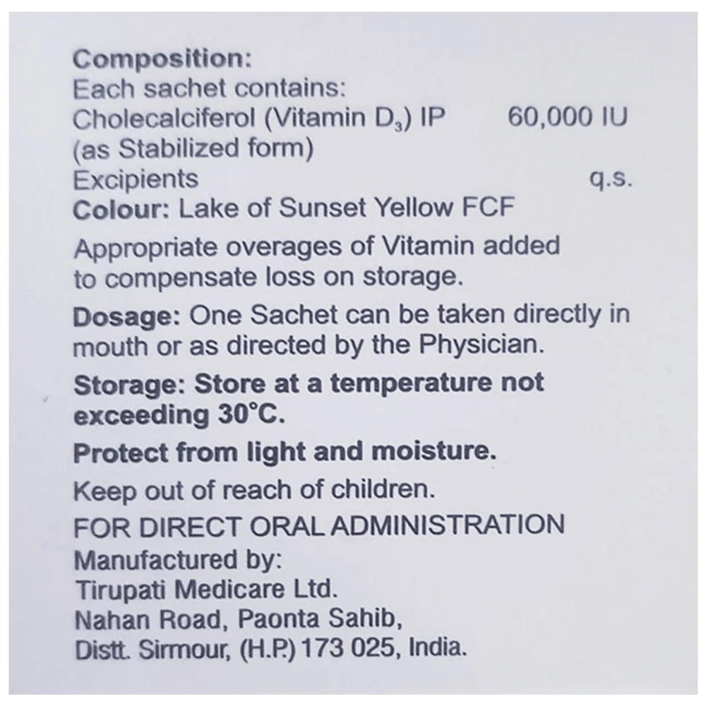 Calcijoint D3 Granules Sugar Free sachet of 1 gm Granules