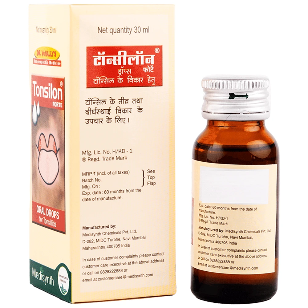 Medisynth Tonsilon Forte Drop bottle of 30 ml Drop