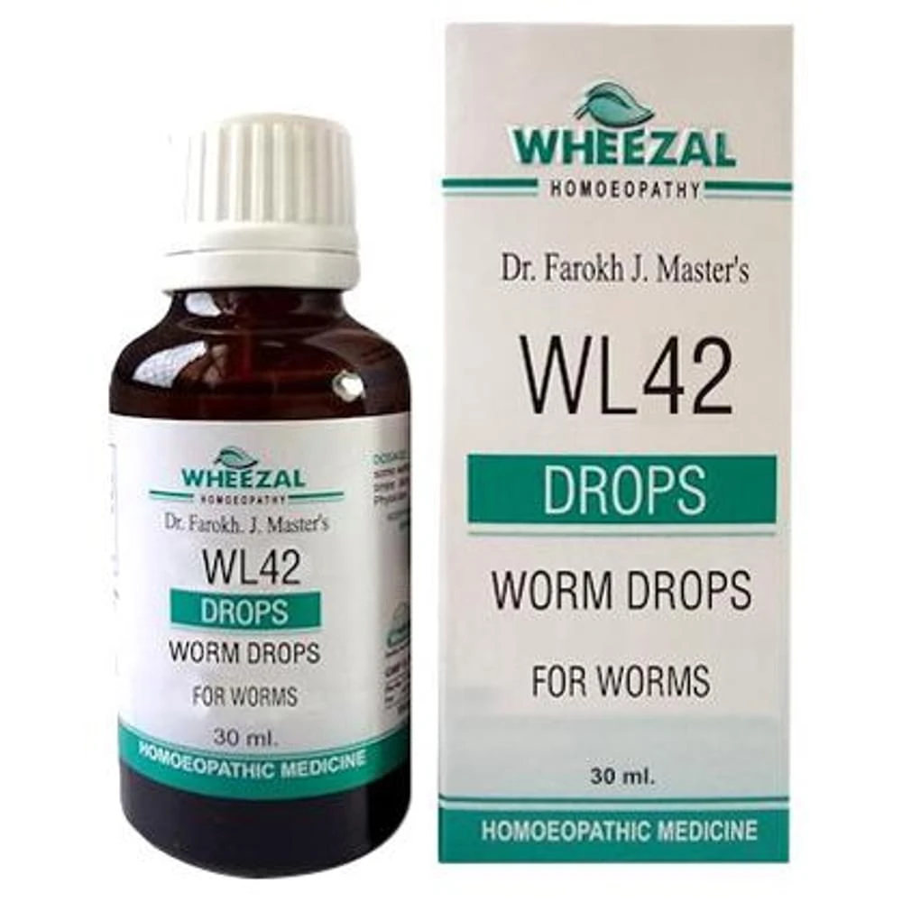 Wheezal WL42 Worm Drop bottle of 30 ml Drop