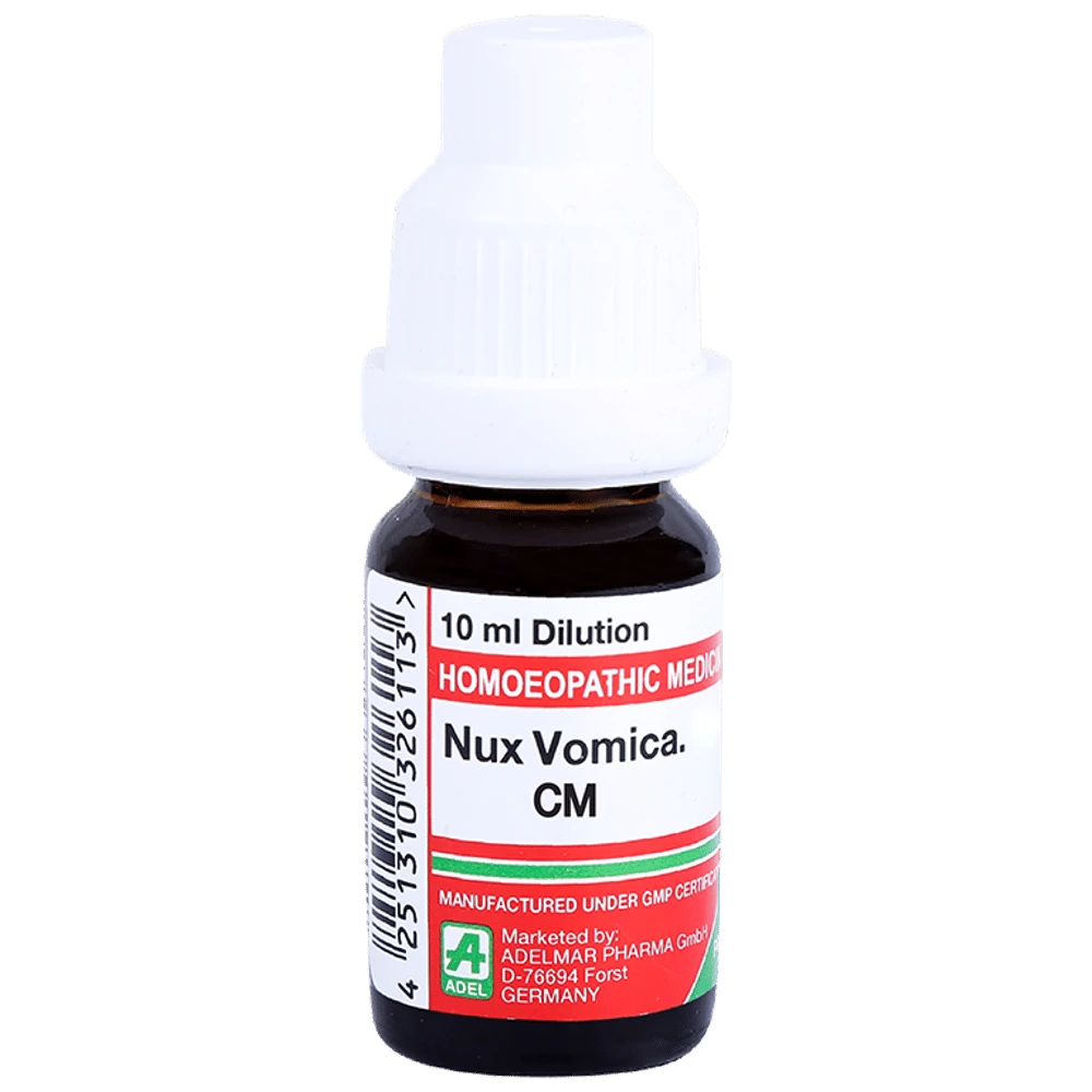 ADEL Nux Vomica Dilution CM bottle of 10 ml Dilution