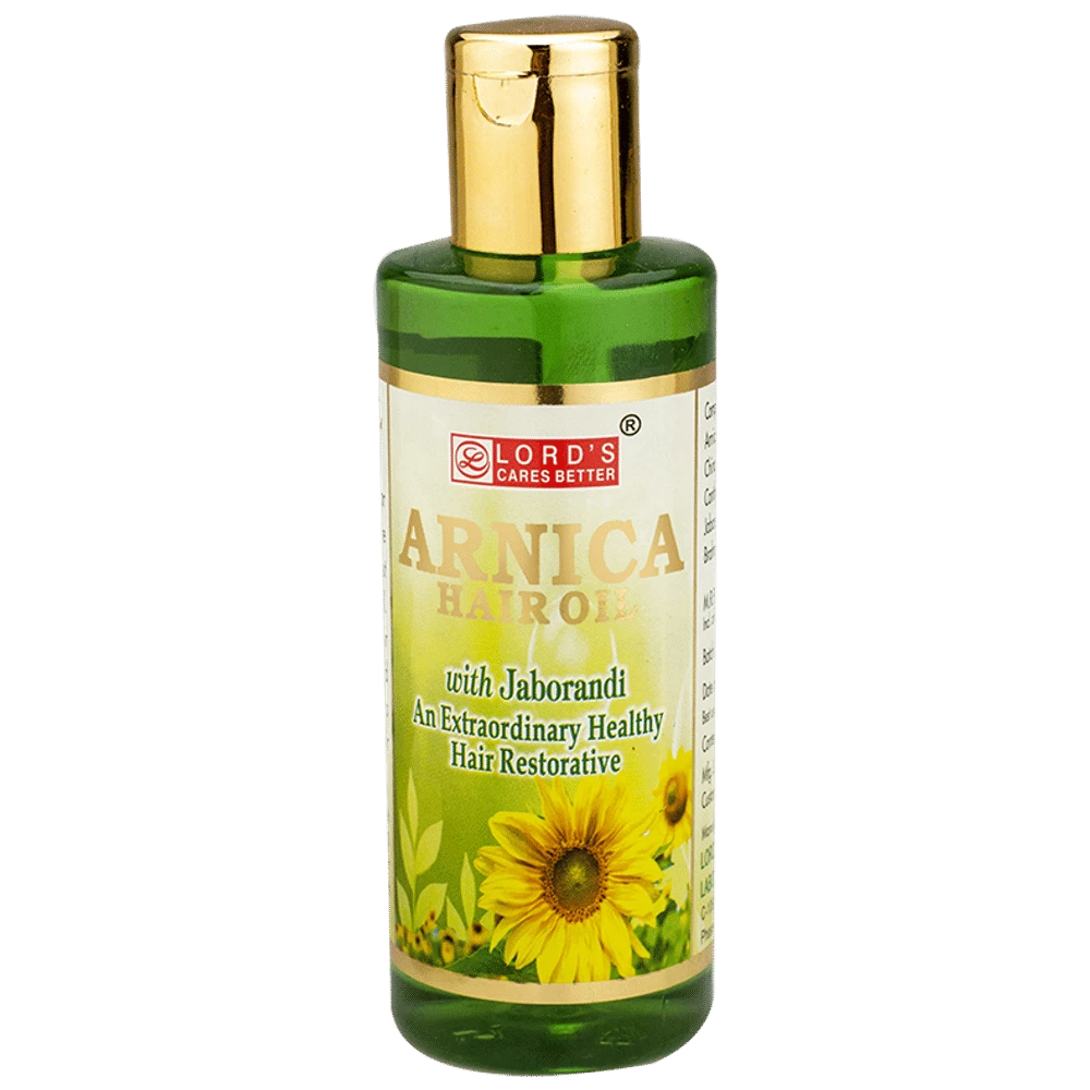 Lord's Arnica Hair Oil with Jaborandi bottle of 200 ml Oil