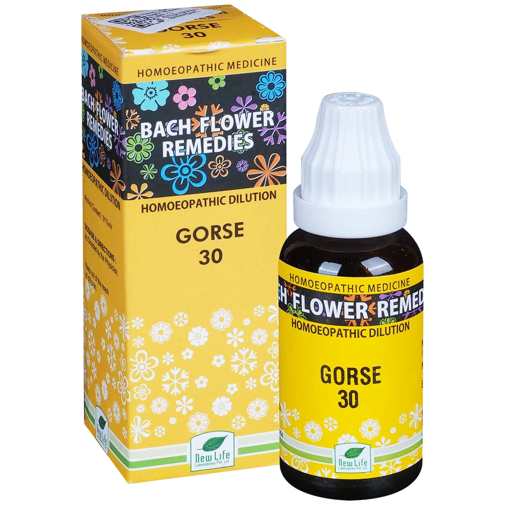 New Life Bach Flower Gorse 30 bottle of 30 ml Dilution