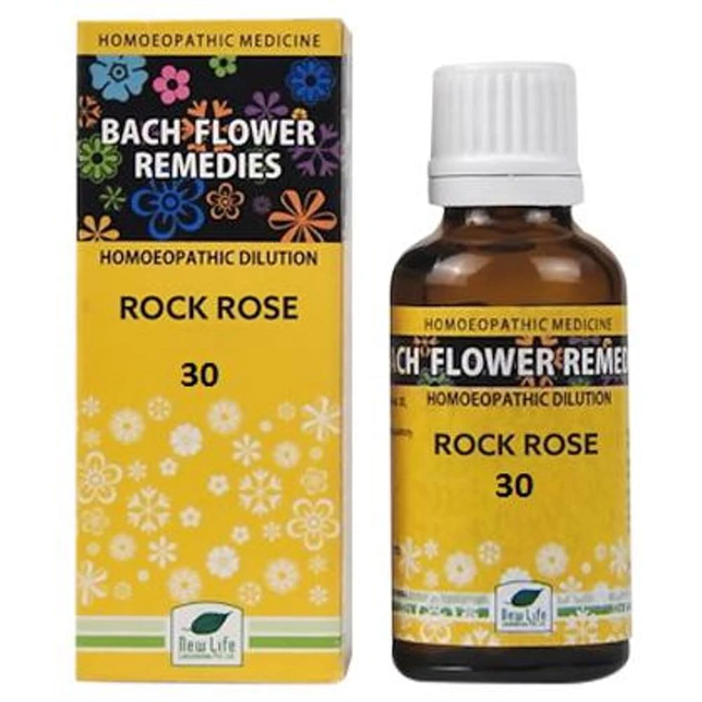 New Life Bach Flower Rock Rose 30 bottle of 30 ml Dilution