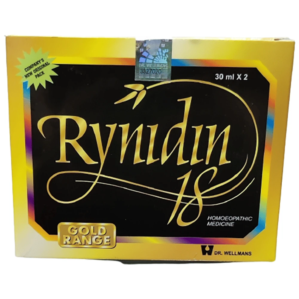 Dr. Wellmans Rynidin 18 (30ml Each) box of 2 bottles