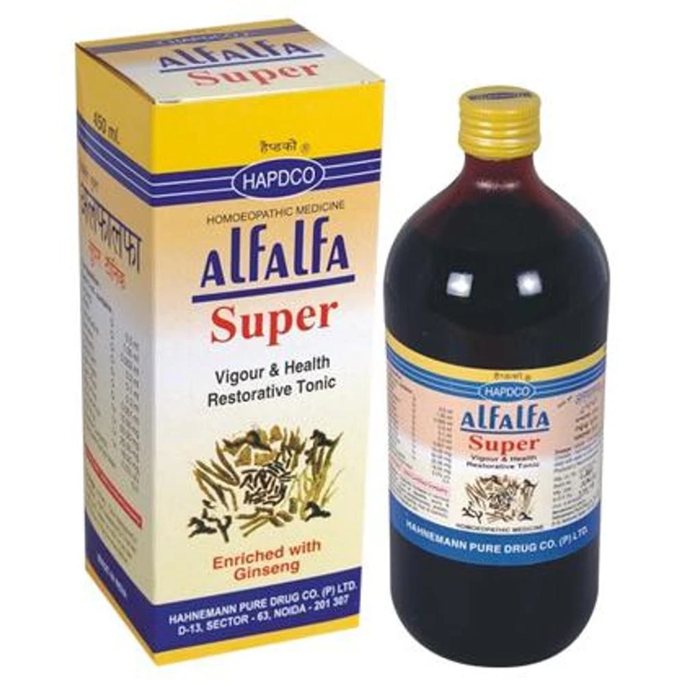 Hapdco Alfalfa Super Tonic bottle of 200 ml Tonic