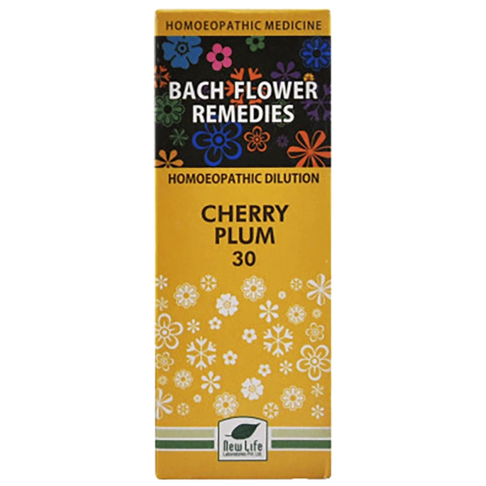 New Life Bach Flower Cherry Plum 30 bottle of 100 ml Dilution