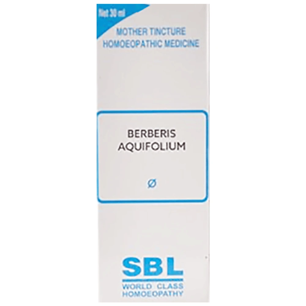 SBL Berberis Aquifolium Mother Tincture Q bottle of 30 ml Mother Tincture