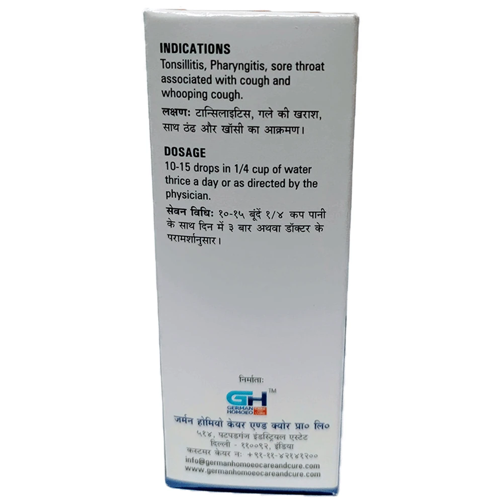 German's Tonsil Drop bottle of 30 ml Drop