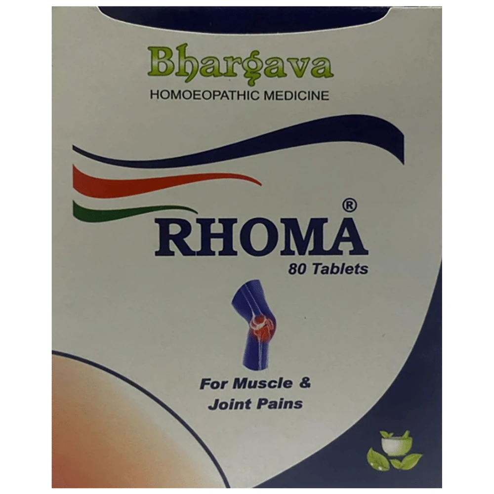 Bhargava Rhoma Tablet bottle of 80 tablets Bhargava Rhoma Tablet bottle of 80 tablets