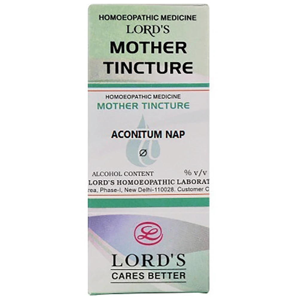 Lord's Aconitum Nap Mother Tincture Q bottle of 30 ml Mother Tincture