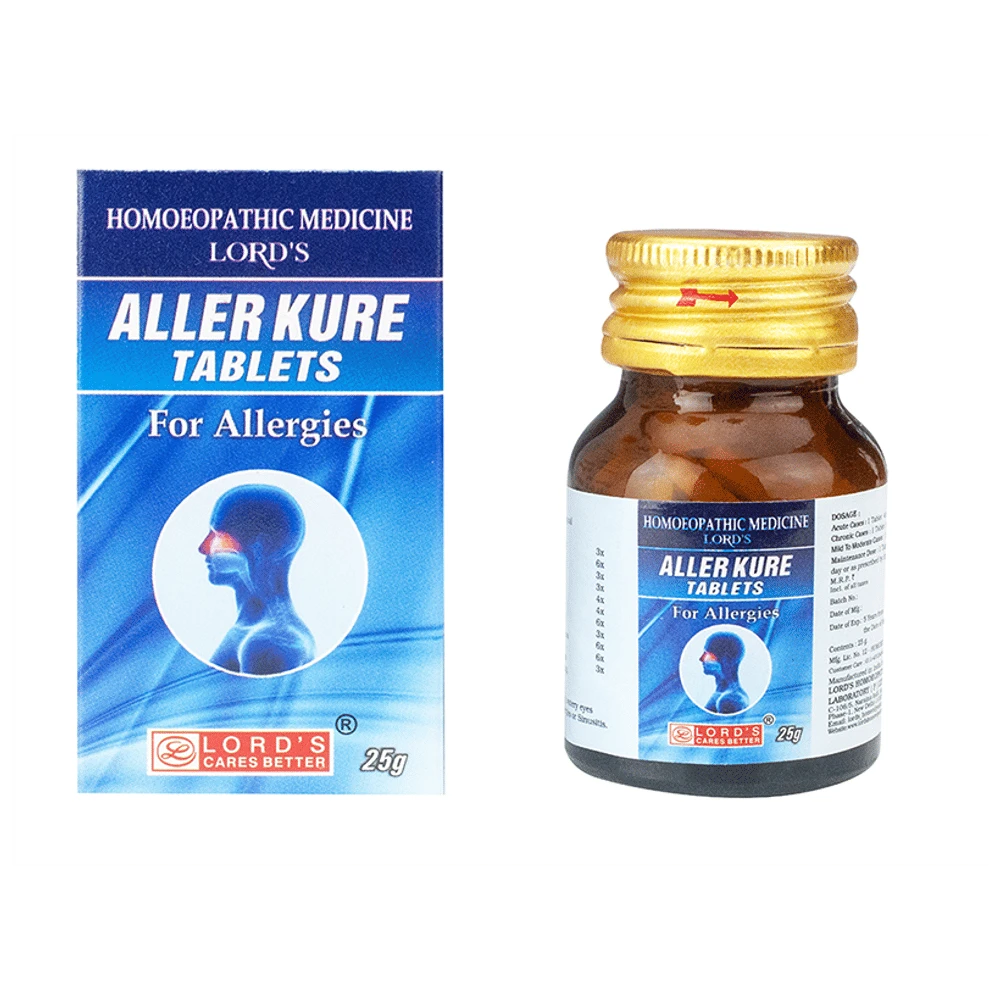 Lord's Aller Kure Tablet bottle of 25 gm Tablet