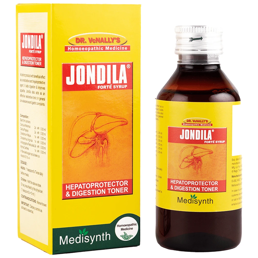 Medisynth Jondila Forte Syrup bottle of 120 ml Syrup