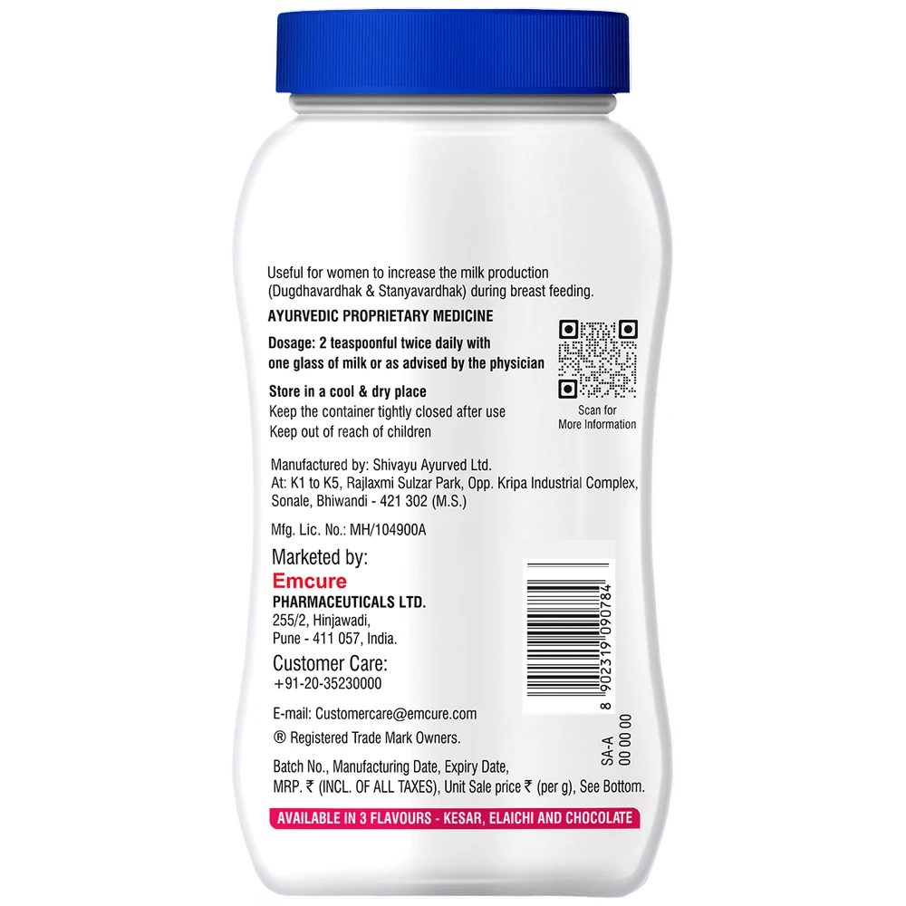 Galact Lactation Granules with Shatavari | Flavour Kesar jar of 200 gm Granules