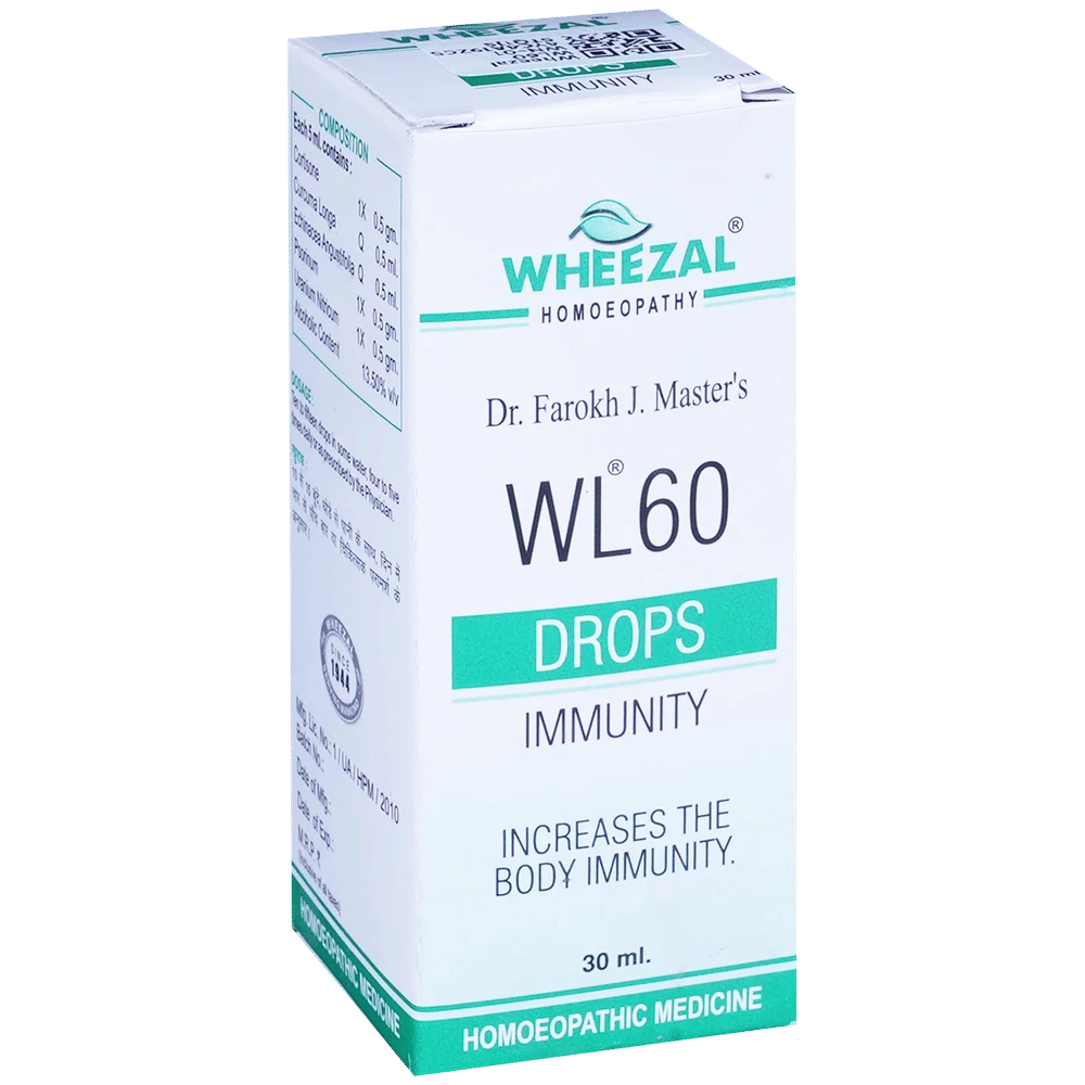 Wheezal WL60 Immunity Drop bottle of 30 ml Drop