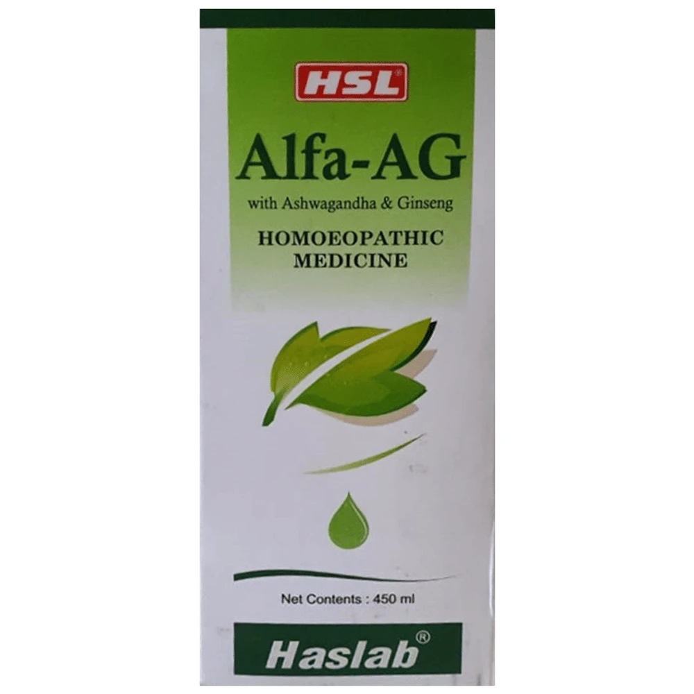 Haslab Alfa-AG Syrup bottle of 450 ml Syrup
