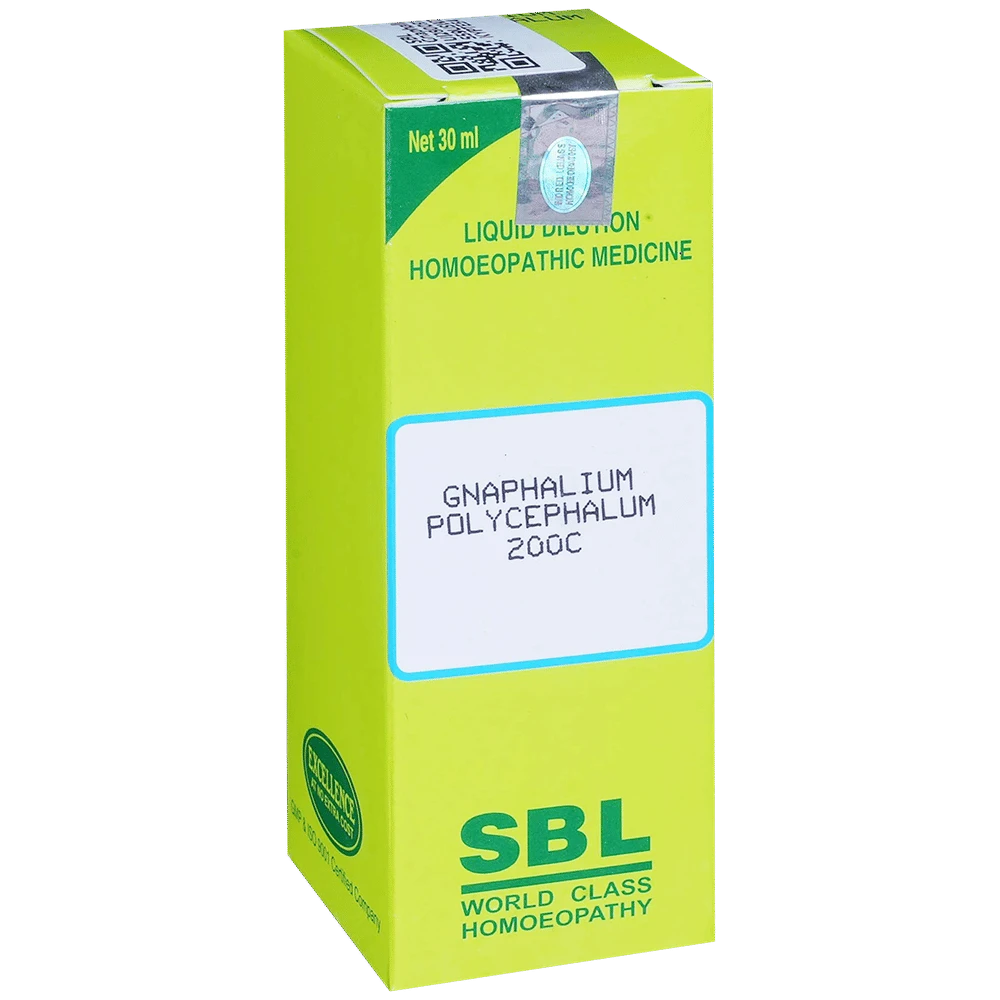 SBL Gnaphalium Polycephalum Dilution 200 CH bottle of 30 ml Dilution SBL Gnaphalium Polycephalum Dilution 200 CH bottle of 30 ml Dilution