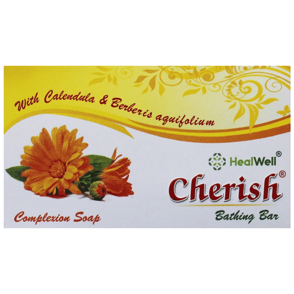 Healwell Cherish Bathing Bar box of 75 gm Soap