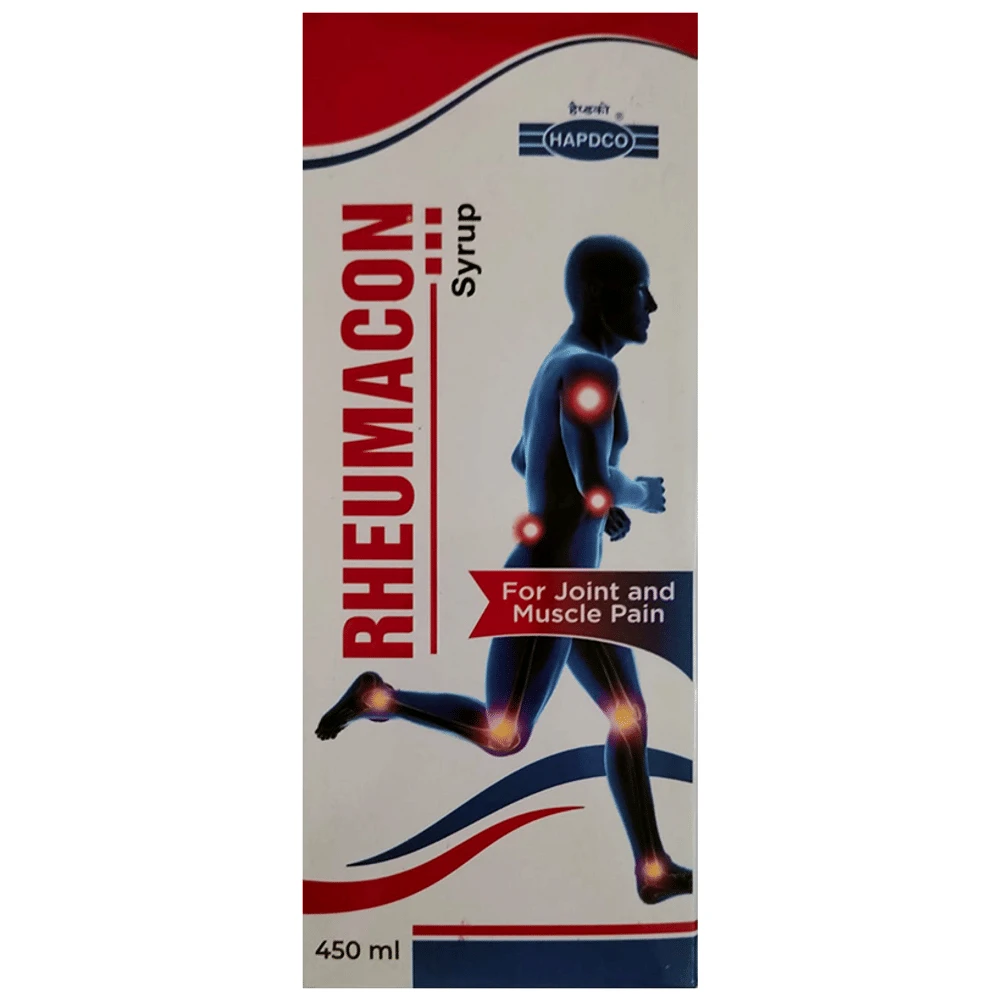 Hapdco Rheumacon Syrup bottle of 450 ml Syrup