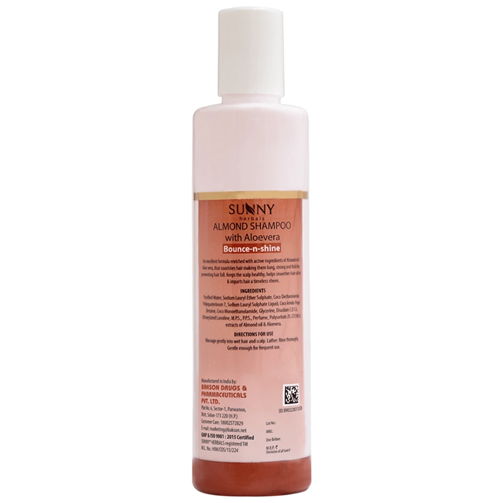 Sunny Herbals Almond Shampoo bottle of 150 ml Shampoo