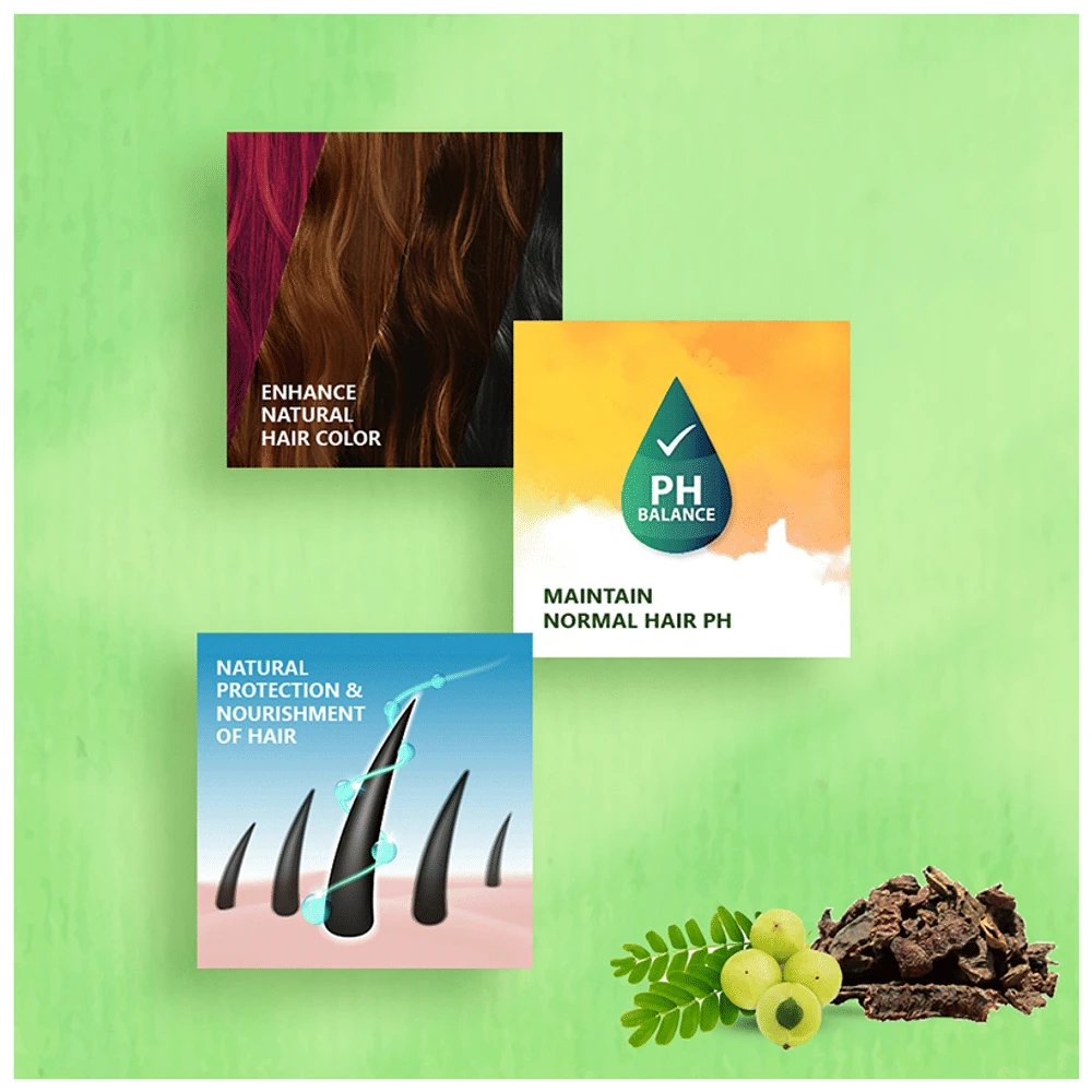 Sunny Herbals Hair Color 12 Sachets Black box of 240 gm Powder