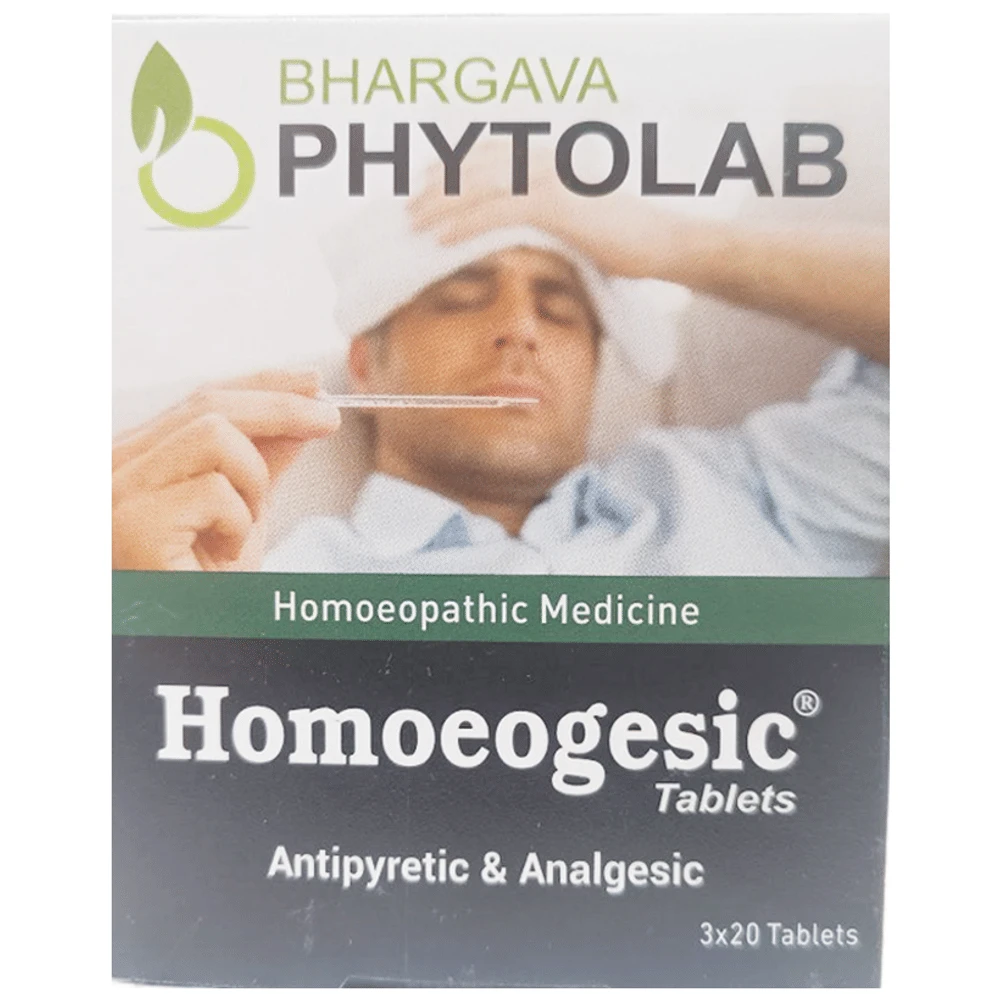 Bhargava Homoeogesic Tablet bottle of 60 tablets Bhargava Homoeogesic Tablet bottle of 60 tablets