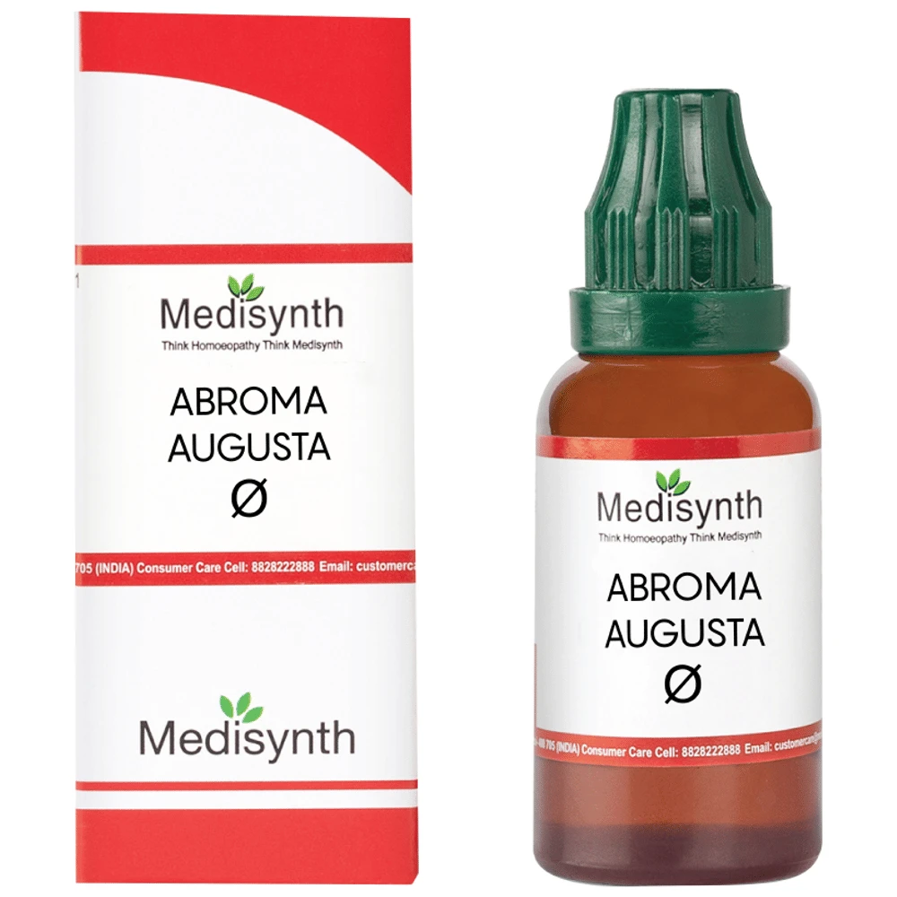 Medisynth Abroma Augusta Q bottle of 30 ml Mother Tincture Medisynth Abroma Augusta Q bottle of 30 ml Mother Tincture