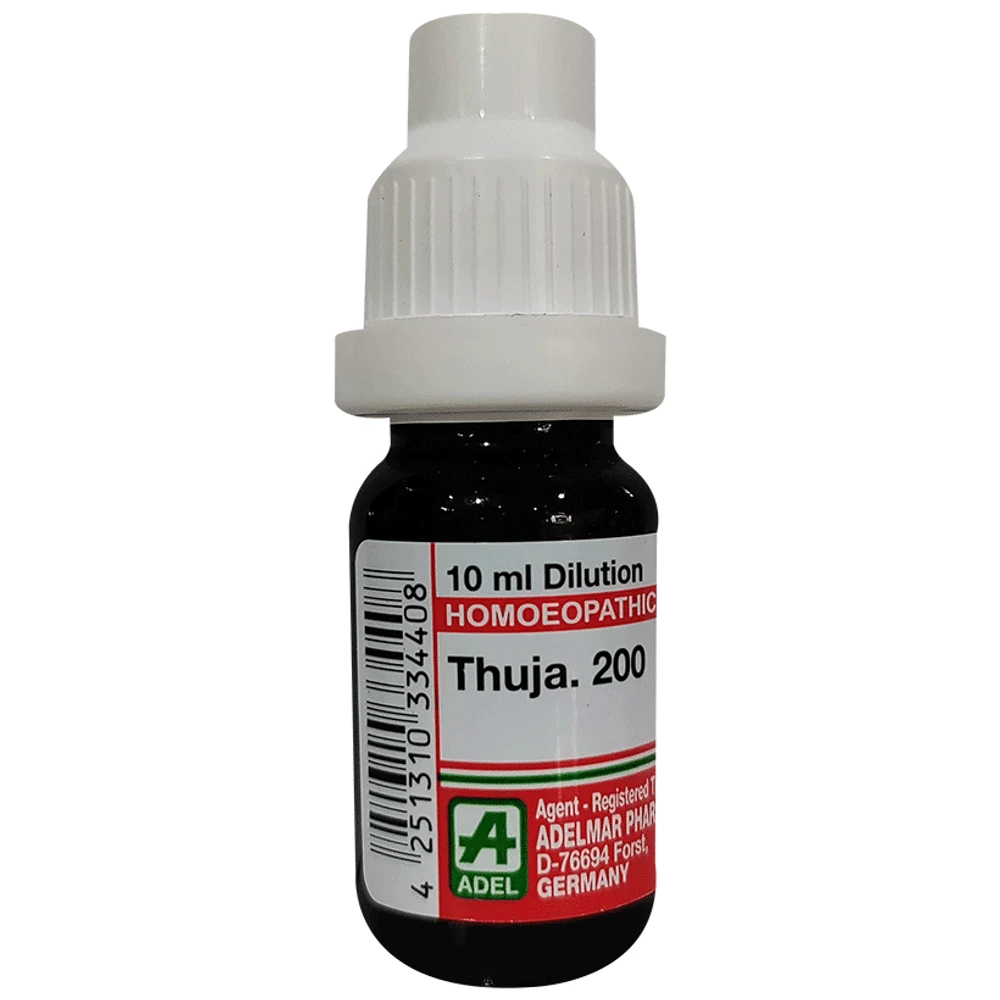 ADEL Thuja Occ Dilution 200 bottle of 10 ml Dilution