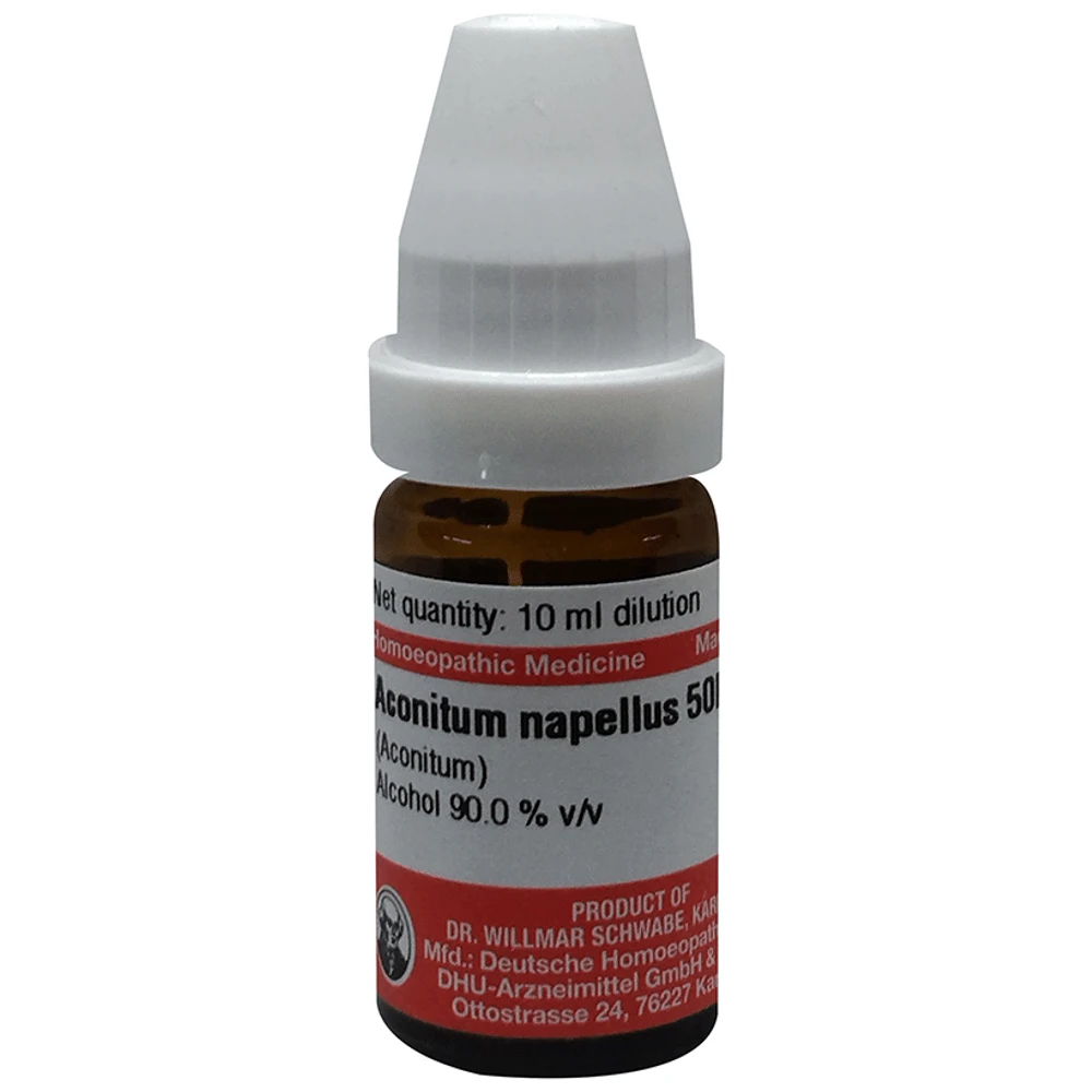 Dr Willmar Schwabe Germany Aconitum Napellus (Aconitum) Dilution 50M bottle of 10 ml Dilution