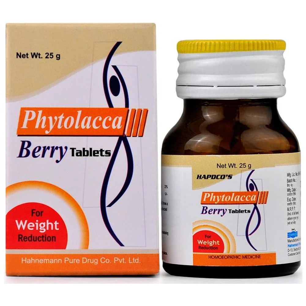 Hapdco Phytolacca Berry Tablet bottle of 25 gm Tablet