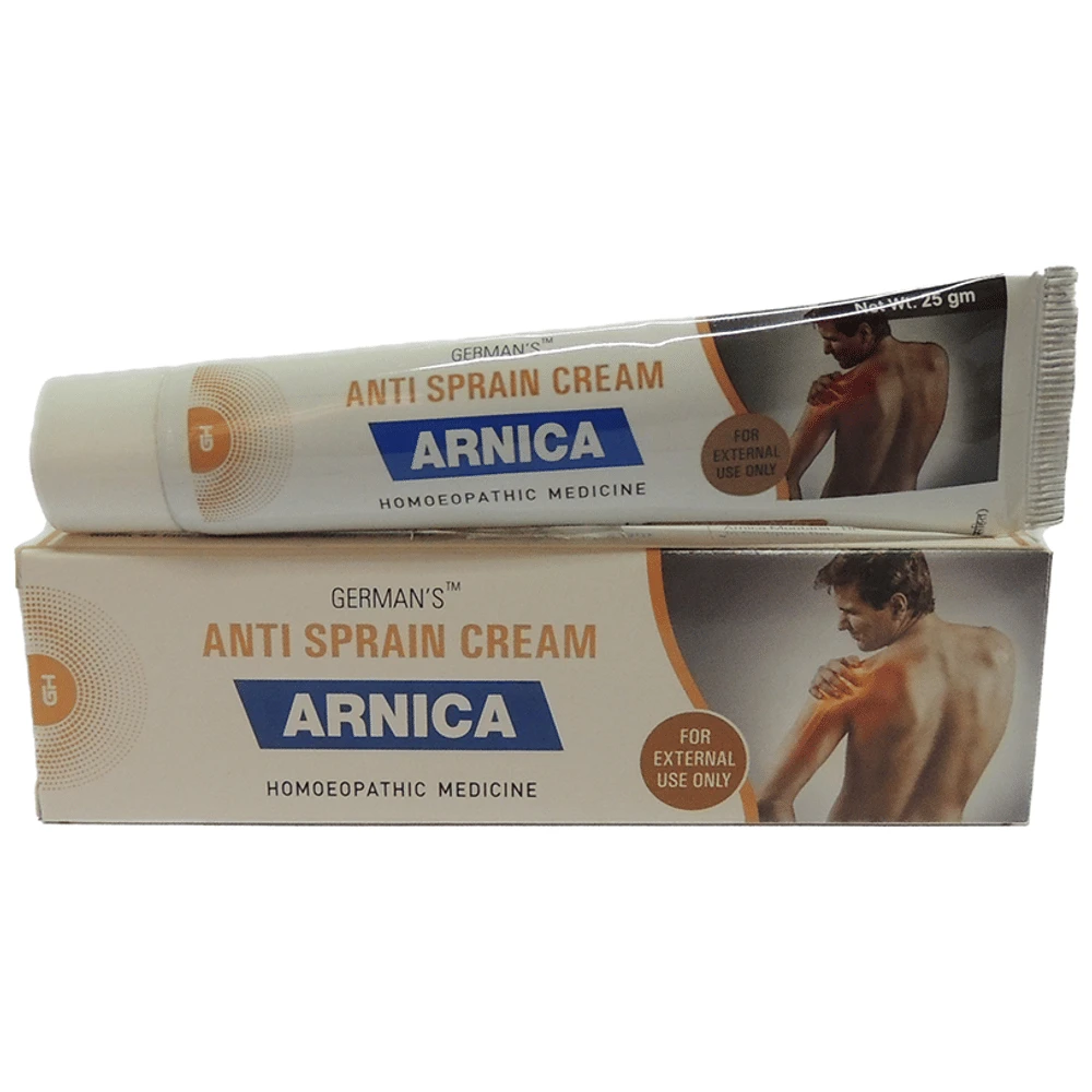 German's Arnica Anti Sprain Cream tube of 25 gm Cream German's Arnica Anti Sprain Cream tube of 25 gm Cream