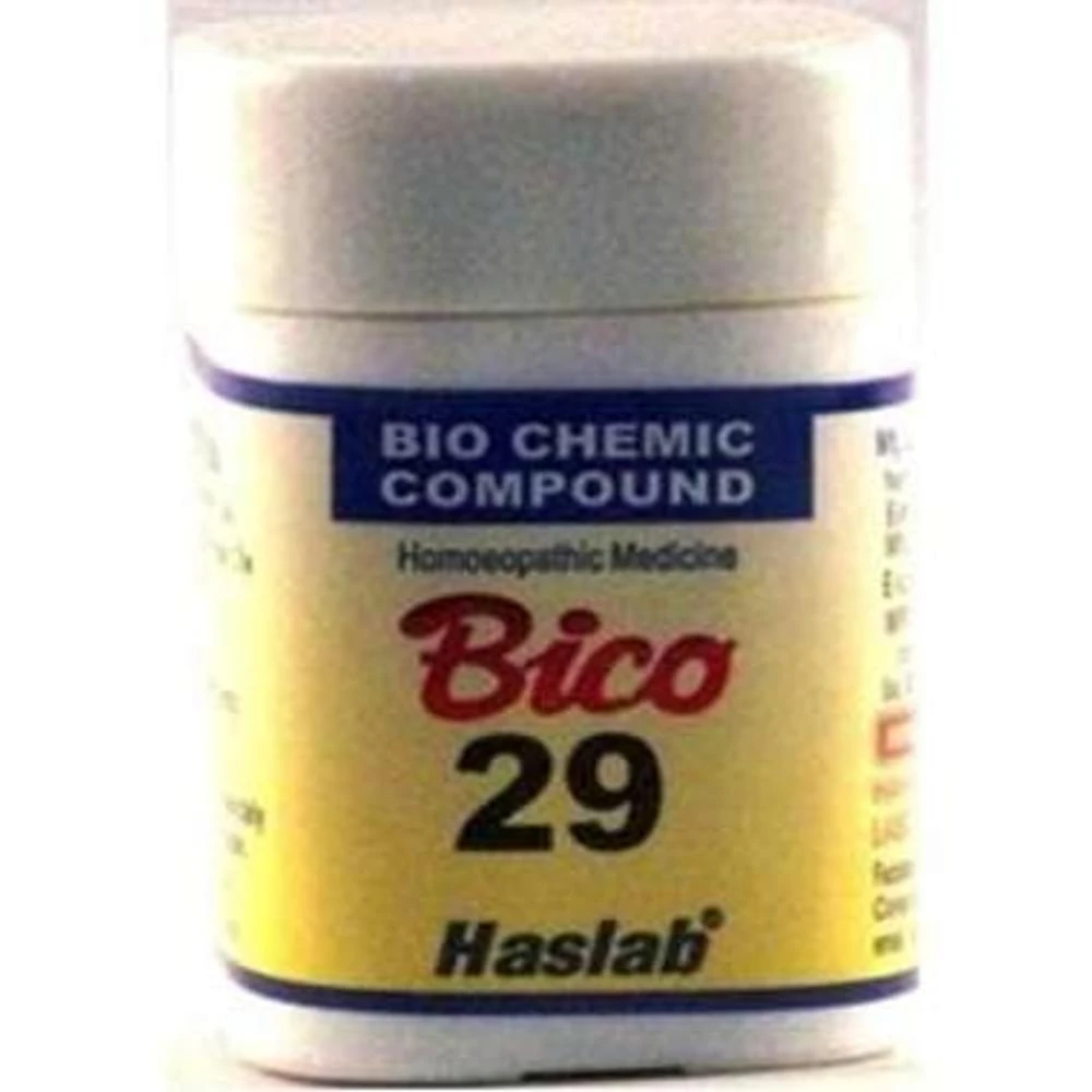 Haslab Bico 29 Biochemic Compound Tablet bottle of 20 gm Tablet Haslab Bico 29 Biochemic Compound Tablet bottle of 20 gm Tablet