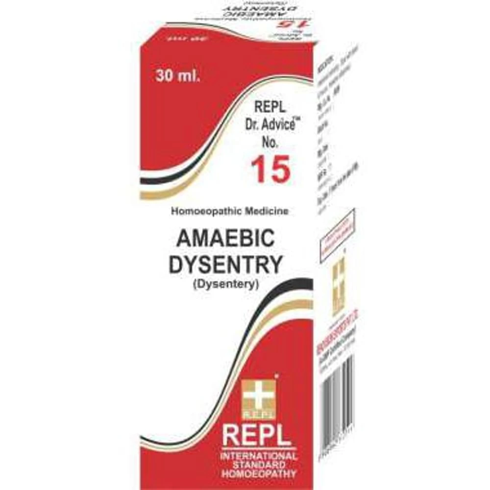 REPL Dr. Advice No.15 Amaebic Dysentry Drop bottle of 30 ml Drop