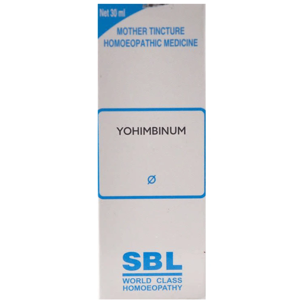SBL Yohimbinum Mother Tincture Q bottle of 30 ml Mother Tincture