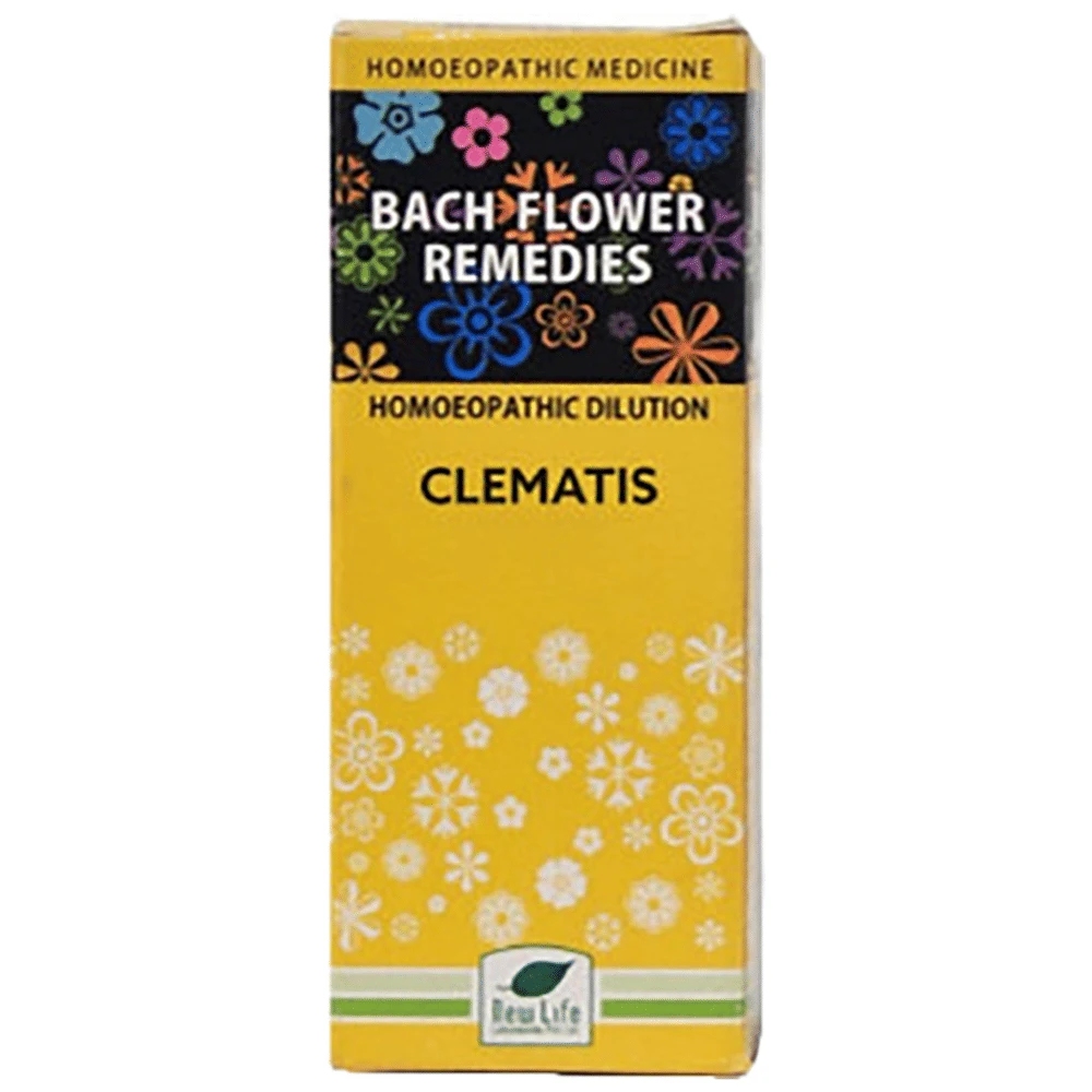 New Life Bach Flower Clematis 30 bottle of 100 ml Dilution New Life Bach Flower Clematis 30 bottle of 100 ml Dilution