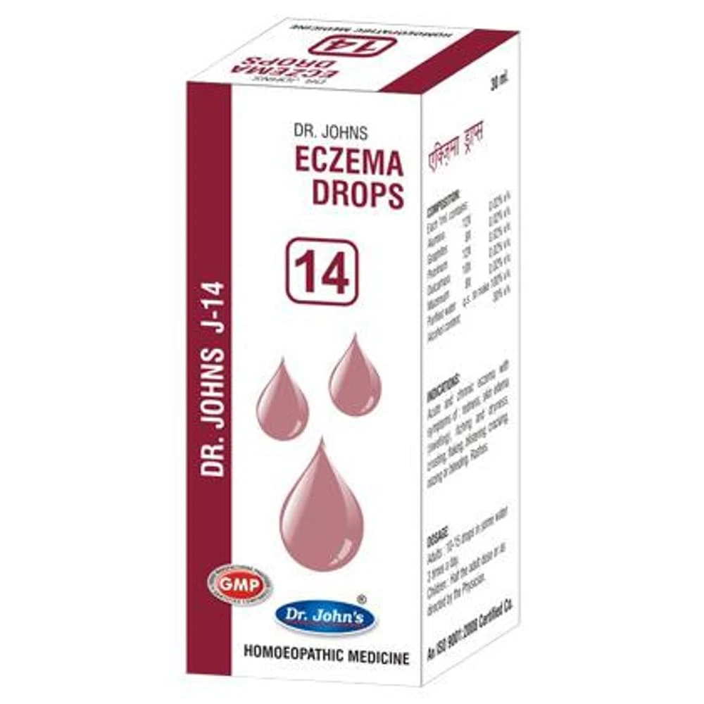 Dr. Johns J-14 Eczema Drop bottle of 30 ml Drop